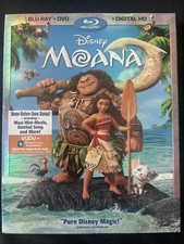 Disney Moana Blu-ray, DVD with Slipcover