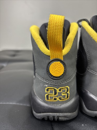 Nike Air Jordan 9 Retro GS Dark Charcoal Size 4Y 302359-070 missing insoles - Picture 11 of 16