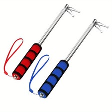 Anley 2 Pcs 5 Ft Telescopic Handheld Flagpoles Extendable Collapsable Flag Pole