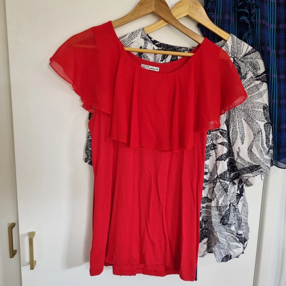 Business blouse bundle x4 Women's 16 black threadz casual business BNWT - image 4 of 4