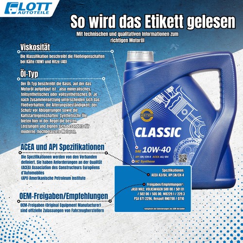 20L Mannol Defender Motoröl 10W-40 VW 502.00 505.00 MB 229.1 229.3 + Auslaufhahn - Bild 7 von 9