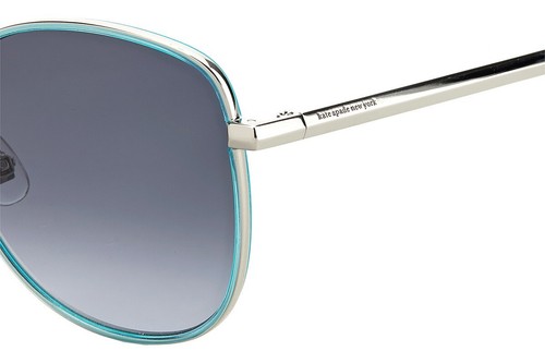 New Kate Spade New York KS Women's Sunglasses MARYAM/G/S YB7/9O Silver 56mm - Picture 4 of 4
