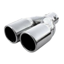 Auspuffblende Endrohr Edelstahl Doppel Für Citroen C2 C3 C4 C6 C5 Xsara Piccasso