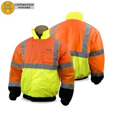 KwikSafety DISPATCHER ANSI Class 3 Insulated Reflective Bomber Safety Jacket