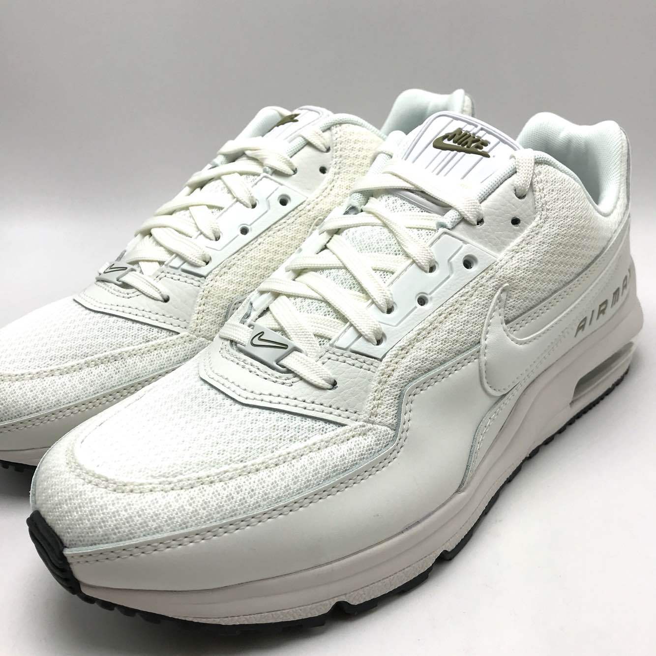 Nike Air Max LTD 3 Premium Men's Running Shoes Summit White 695484-102 Nike Air Max LTD 3 Premium Men's Running Shoes Summit White 695484-102
