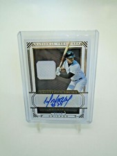 2019 PANINI NATIONAL TREASURES MATERIAL SIGNATURES JOSE ABREU AUTO RELIC /10