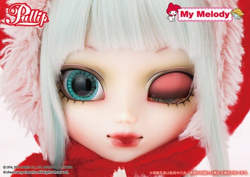 Figura muñeca Groove Inc 40 aniversario My Melody Hen-Nako P-159 pullip Sanrio - Imagen 9 de 12
