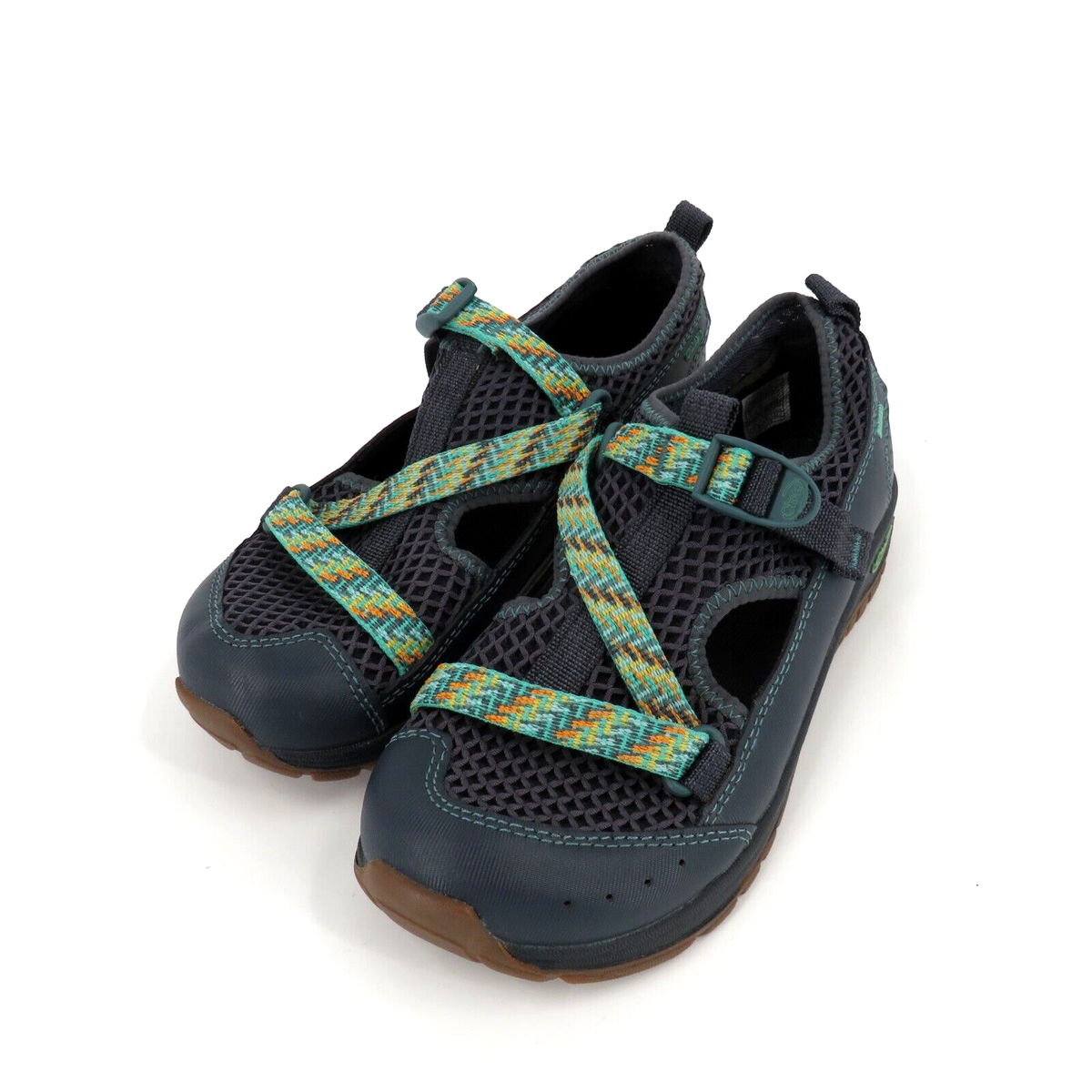 Chaco Odyssey Kids Junior Navy Blue Hiking Sport Water Shoes 