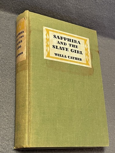 Sapphira And The Slave Girl Willa Cather Alfred A. Knopf 1940 1st Edition Hardco - Bild 2 von 20