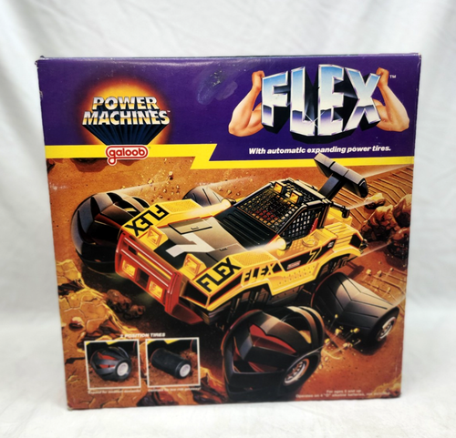Vintage 1985 Galoob Power Machines Flex motorisierter LKW neu in offener Verpackung
