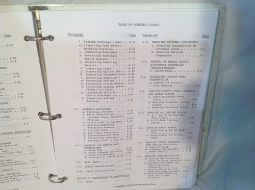 ALLISON HT700 AUTOMATIC TRANSMISSION SERVICE MANUAL BOOK FOR TRUCK ETC - Picture 7 of 12