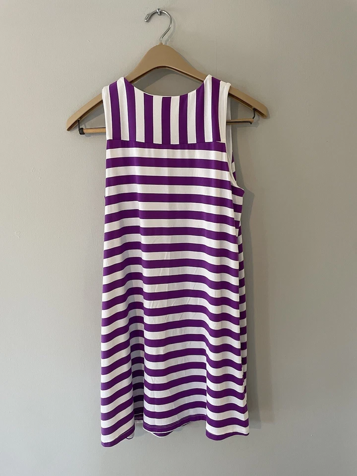 Vestido a rayas Susana Monaco Revolve púrpura y blanco para mujer’s S Foto 2 de 4