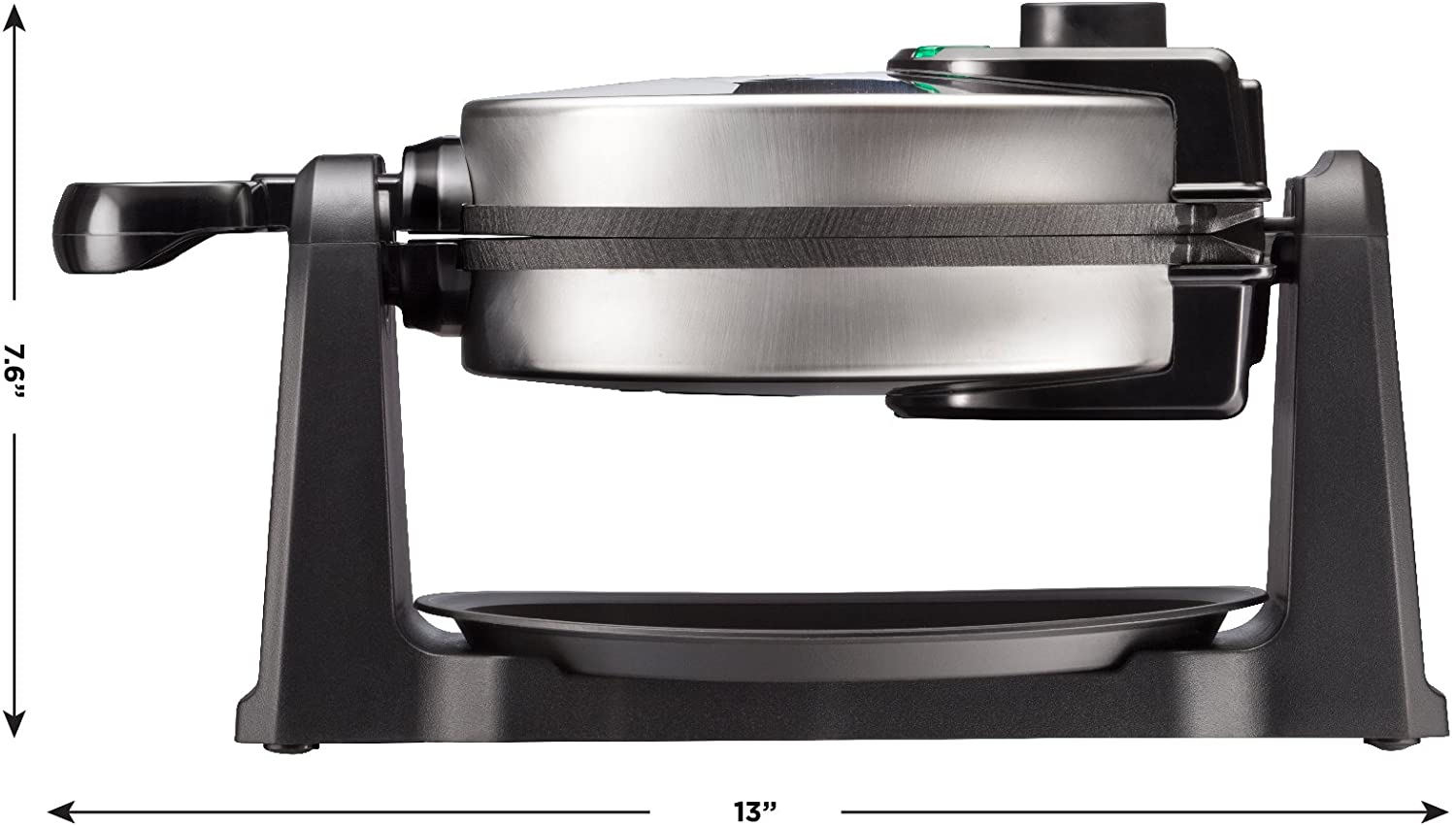Chefman Rotating Belgian Waffle Maker 180° Flip Iron w/ NonStick
