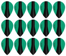 5 New Sets Harrows Retina X Pear Dart Flights   Ships w/ Tracking - Jade