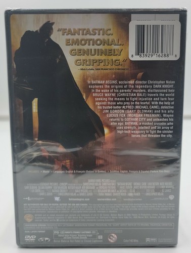 Batman Begins (DVD, 2005, Widescreen) NEW/ Facrory Sealed /Christian Bale - 第 2/4 張圖片