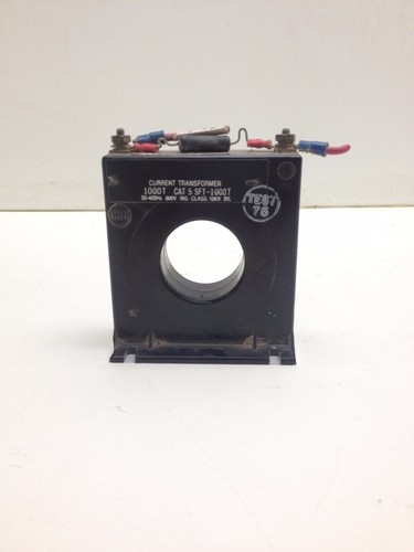 Transformador de corriente métrica de medidor 50-400hz 600V 5 SFT-1000T #5650 - Imagen 3 de 6