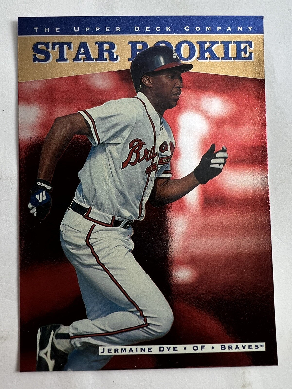 1996 Upper Deck Star Rookie Jermaine Dye Atlanta Braves RC #249