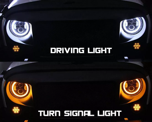 7 inch Led Headlights For 2002 2003 2004 2005 2006 Mercedes Benz G500 G55 AMG - Picture 4 of 11