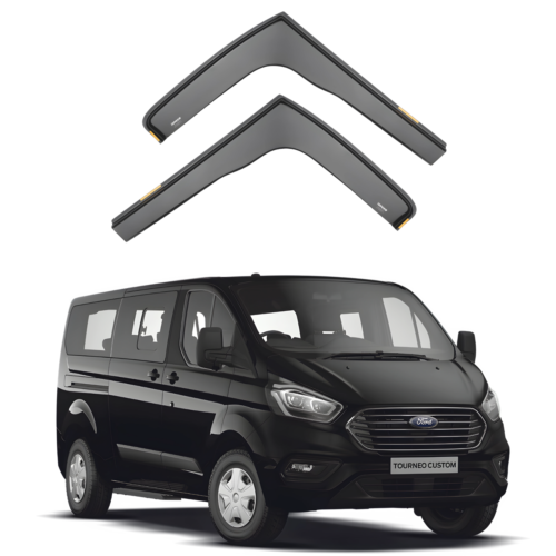 ISPEED Wind Deflectors for Ford Transit/Tourneo Custom 2012-2023 2pc Set Visors - Picture 2 of 12