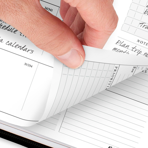 Executive 2025 Appointment Book Planner, Weekly & Monthly, 8-1/4" X 11", Large, - Picture 4 of 8