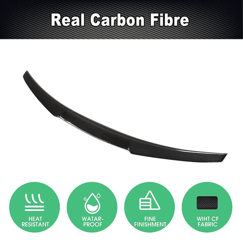 Carbon Heckspoiler Spoiler Flügel Heckansatz Passt für Audi A6 C8 S6 2019-2021 - Picture 5 of 12