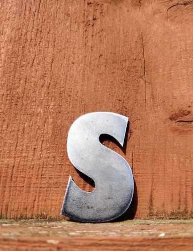 METAL LETTERS NUMBERS 4 INCH SIGN HOME WALL DECORATION SHOP BAR PUB CAFE GARDEN - Picture 30 of 37