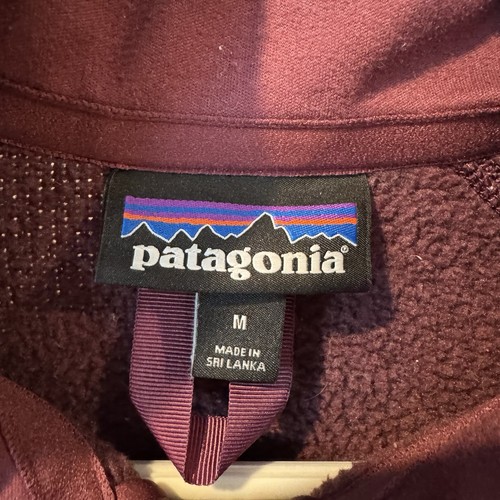 Patagonia Better Sweater Quarter Zip Fleece Women’s Size Medium Burgundy - 第 4/14 張圖片