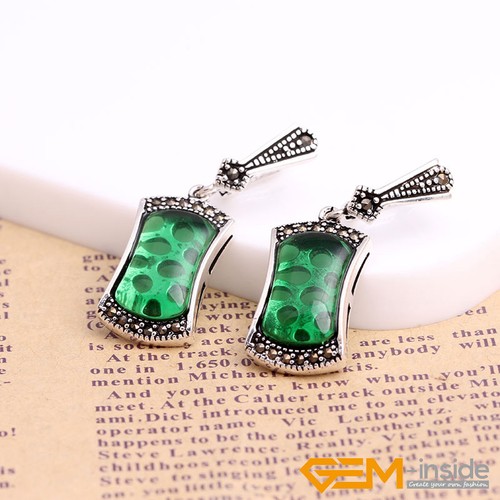 Natural Gemstone Rings Pendant Earrings 1 Set Tibetan Silver Xmas Jewelry Gift - Picture 36 of 52
