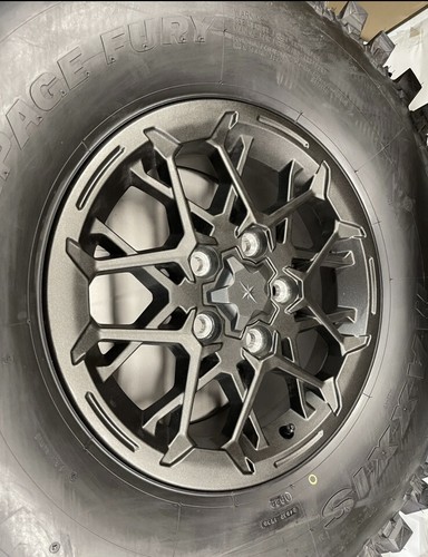 1-2022-24 POLARIS RZR PRO R WHEEL TIRE 32x10x15 RAMPAGE FURY GREAT 1 MILE 15x7 - Picture 2 of 6
