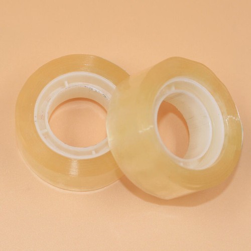 18mm Width Clear Tape Sealing Packing Stationery FASA8 Y4J2 - Picture 3 of 9