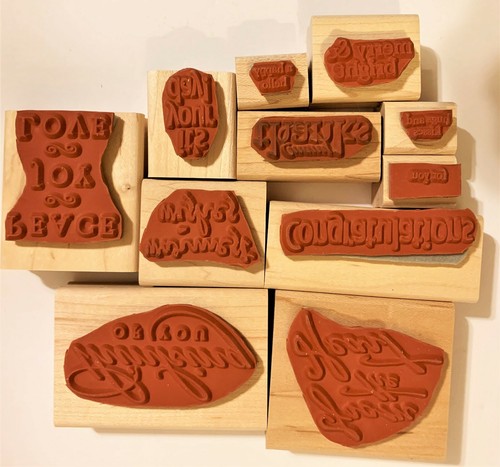 Stampin' Up 2002 (11 Stamps) "All-Year Cheer" - Picture 2 of 3
