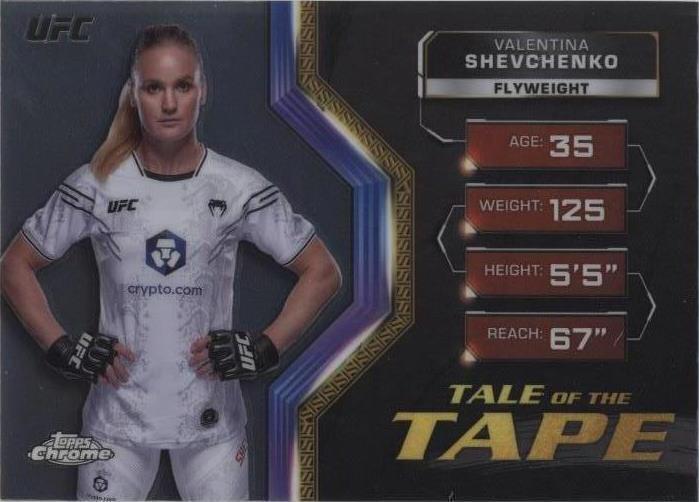 2024 Topps Chrome UFC - Valentina Shevchenko #TFT-29 - 1 of 1