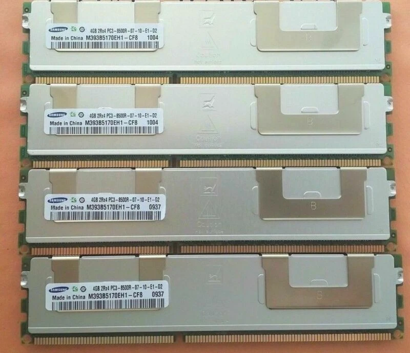 16GB(4X4GB) Memory for Apple Mac Pro (early 2009) 4,1 A1289 MB871LL/A MB535LL/A