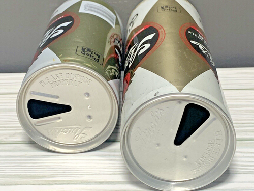 Vintage Stroh's Bohemian Style Empty Beer Cans 12oz./ 1 Pint (lot of 2) - Picture 4 of 5