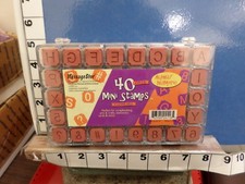 saying set 40 mini theme teach alphabet symbols school rubber stamps 35d