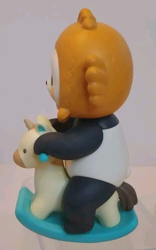 PLANET BEAR Mini Taiyaki PanPan Series 1 ROCKING HORSE 🐼🐎 Panda PVC Figure NEW - Picture 5 of 9