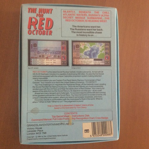 The hunt for red October- Spectrum Sinclair 48/128 - Picture 8 of 8