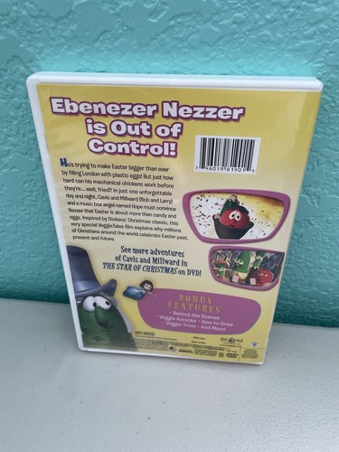 VeggieTales An Easter Carol DVD Dan Anderson 2004 TESTED WORKS - Foto 2 di 4