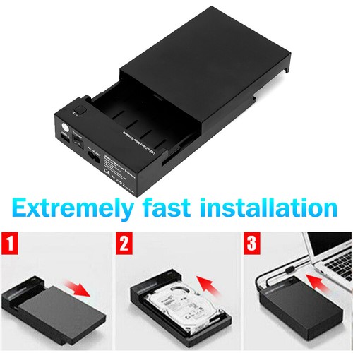 2.5/3.5 inch SATA External USB 3.0 Hard Drive Case Enclosure for Caddy HDD Disk - Picture 6 of 14