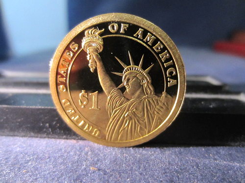 2007-S dólar CLAD JAMES MADISON camafeo profundo a prueba de espejo rango de grado superior - Imagen 2 de 3