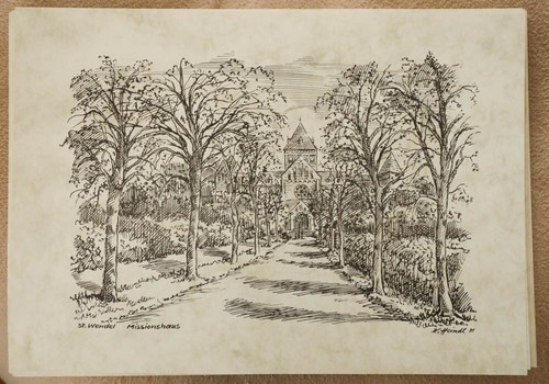 Der Kreis St.Wendel in Federzeichnungen-Drucke nach Originalen von Karl Heindl - Bild 8 von 24