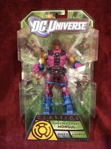 2010 Mattel DC Universe Classics Mongul Wave 1 figure 4 Collect & Connect baf