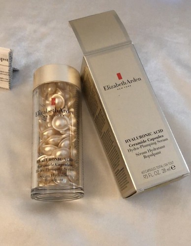 Elizabeth Arden Hyaluronic Acid Ceramide Capsules Hydra Plumbing Serum 60 Ct NIB - Picture 9 of 10