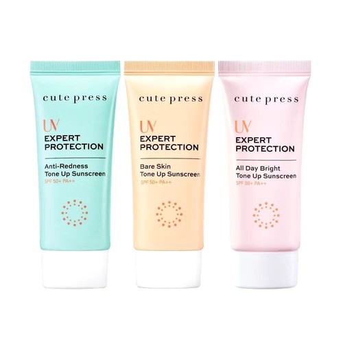 30 g CUTE PRESS UV Expert Protection Bare Skin Tone Up Sunscreen SPF 50+ PA++ - Picture 4 of 21