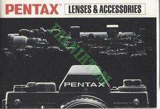 Vintage Pentax Lenses  Accessories Catalog