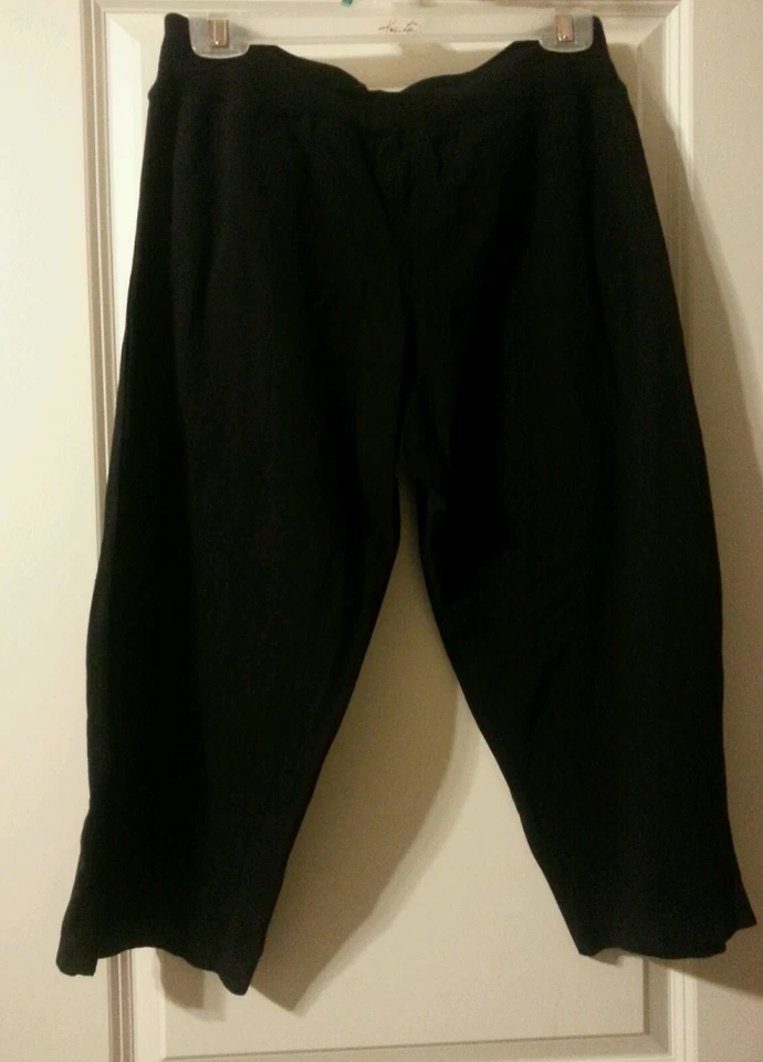 Pantalones Capri Entrenamiento Compresión Ph8 Talla XS Negros con Diseño Negro Foto 2 de 3