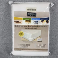 Mattress Safe Ultra Box Spring Protector Bed Bug Protection, Twin Cover 9"