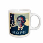 3dRose President Barack Obama in Hope Pop Art  Mug