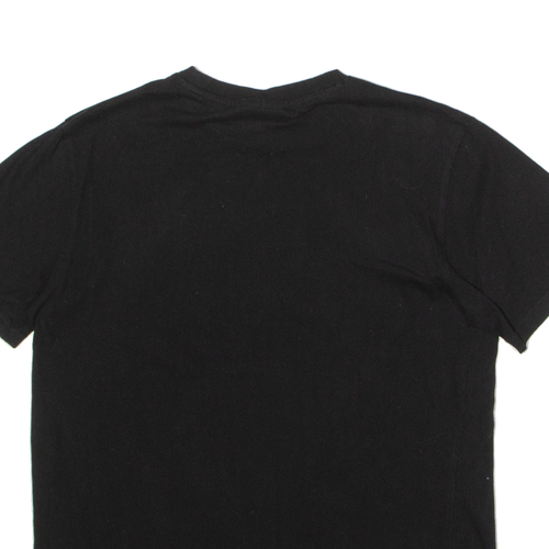 FILA Mens T-Shirt Black Crew Neck S - Picture 4 of 6