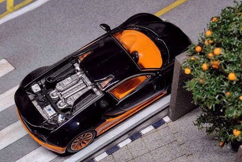 Mortal 1/64 Bugatti Veyron Super Sport Toys Diecast Car Models Collection Gifts - Picture 7 of 21